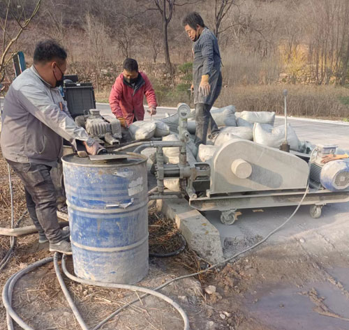 管城回族路面下沉注浆